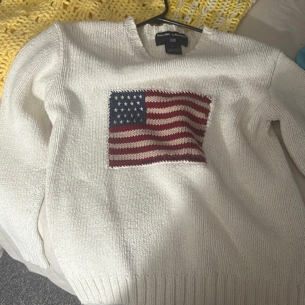 Ralph Lauren flag crewneck